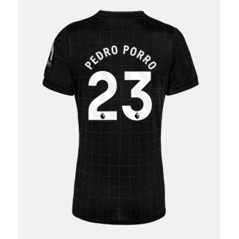 Billige Fotballdrakt Tottenham Hotspur Pedro Porro #23 Replika Bortedrakt Dame 2025-26 Kortermet